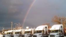 Zavitz trucks at the end of the rainbow